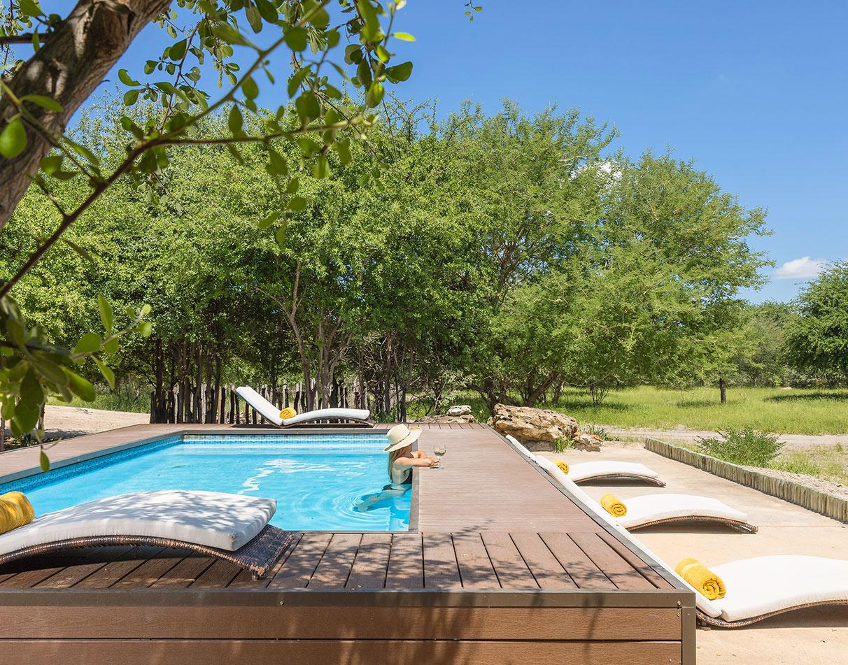 Pool at Leopard Plains Lodge