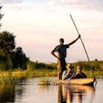 Mokoro excursion near the Okavango Panhandle