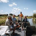 Boat cruise in Botswana